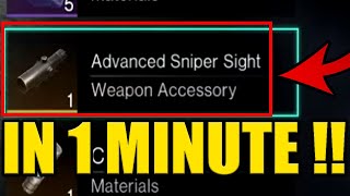 ONCE HUMAN WAY of WINTER ADVANCED SNIPER SIGHT LOCATION ✅UPDATED✅ [upl. by Gilford]