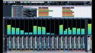 Mixing Electronic Music  Volume Levels amp Panorama in Cubase Part 01 [upl. by Dirk]