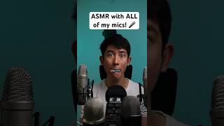 ASMR with ALL my mics 🎤 asmr [upl. by Latsryk]