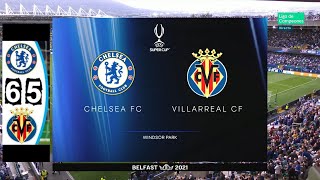 UEFA SUPER CUPChelsea vs Villareal 11  65  Penalty Shootout  Kepa Saves [upl. by Montgomery]