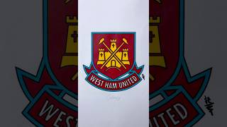 West Ham United westham westhamunited premierleague football futbol satisfying asmr coloring [upl. by Eisnyl]