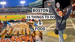 BOSTON TOUR  15 Top Things to Do in Boston  Where to Eat  Boston Travel Guide [upl. by Decca830]