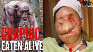 Eaten Alive By Chimpanzee Womans Face Ripped Off By Travis The Chimp amp 911 Audio [upl. by Tarton446]