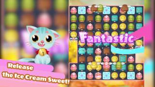 Ice Cream Sweet Match 3 Puzzle [upl. by Atiekram]