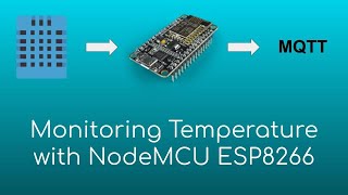 Monitoring Temperature Using NodeMCU ESP8266  DHT11 amp MQTT  Tech Notebook [upl. by Enirak]