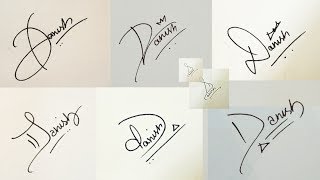 How to Draw Signature like a Billionaire For Alphabet quotDquot [upl. by Maddock]