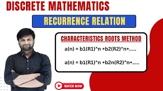 Recurrence Relation in Discrete Mathematics Characteristics Roots Method [upl. by Hayidah]