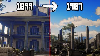 The Map Changes in RDR2 are CRAZY 1899 vs 1907 [upl. by Omero320]