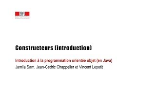 Constructeurs introduction [upl. by Radley]