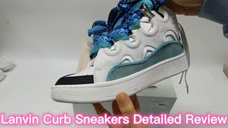 Lanvin Curb Sneakers Unboxing and Detailed Review [upl. by Ayidan]