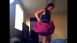 My Longchamp Collection Le Pliage expandable travel bag [upl. by Haisej745]