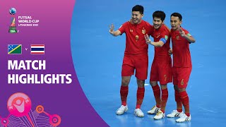 Solomon Islands v Thailand  FIFA Futsal World Cup 2021  Match Highlights [upl. by Dacey]