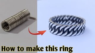 Chain ring makinghow its madeJewelry Making [upl. by Mossolb]