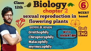 Agents of Pollination  Ornithophily  Chiropterophily  Malacophily  Myrmacophily  Zoophily [upl. by Ameer837]