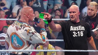 WWE 11 April 2024  Stone Cold Returns amp Challenges The Rock raw highlights today  Review [upl. by Iseabal]