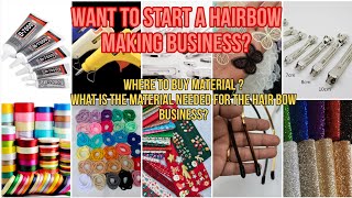 Start Hair bow business and earn money [upl. by Heppman]