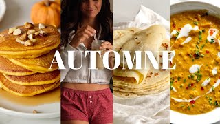 RECETTES POUR L’AUTOMNE 🍁 Vegan Réconfortantes [upl. by Namajneb]