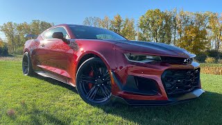 2021 Chevy ZL1 Camaro 1LE Walk Around [upl. by Arahas]