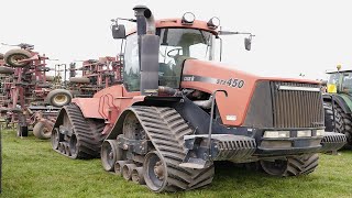 200205 Case IH STX450 Articulated 4WD Tractor with a Salford 700 Cultivator [upl. by Rosette]