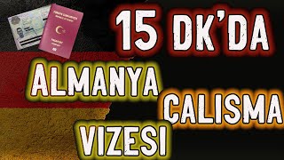 Almanya Çalışma Vizesi ve İş Arama Vizesi Nasıl Alınır [upl. by Felicia]