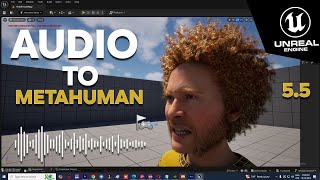 audio to face Metahuman unreal engine 55  Animate face from your voice [upl. by Oretos474]