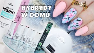 Hybrydy w domu Krok po Kroku  jak malować hybrydą  Candymona  Cały manicure marką Clavier [upl. by Dorn]