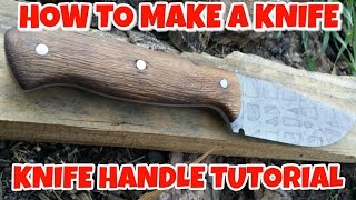 How To Make Custom Knife Handle Knife Scales [upl. by Viglione]