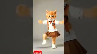 AI cat dancing AI video kaise banaye cute cat funnycats kittens viral foryou fyp foryoutrick [upl. by Enenaj]