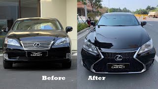 20072012 Lexus ES series Upgrade to 2019 Fsport Style Front Bumper [upl. by Laroc]