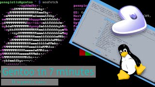 Gentoo installation in 7 minutes  How to install Gentoo [upl. by Eliseo]