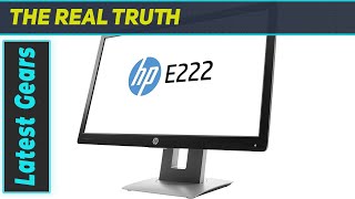 HP Elitedisplay E222 215inch Monitor Review  FullHD USB Hub Multiple Connectivity Options [upl. by Ahsenyl222]