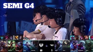 T1 vs GEN  Game 4  Semi Final LoL Worlds 2024  T1 vs GenG G4 full [upl. by Vastha]