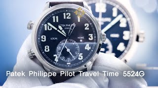 파텍필립 칼라트라바 파일럿 트래블타임 5524G Patek Philippe Calatrava Pilot Travel Time  일레븐일레븐뉴욕 1111NY 명품시계 리뷰 [upl. by Kentiggerma571]