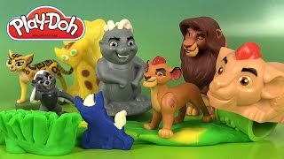 Pâte à Modeler Play Doh Garde du Roi Lion Kion et ses amis [upl. by Anitsenre]