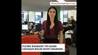 Flying Ryanair Its just changed its hand luggage rules [upl. by Roy]