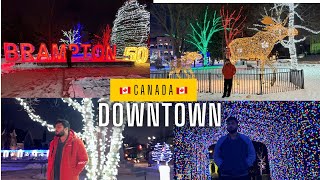 Exploring Downtown in Brampton Canada 🇨🇦 15 degree 🥶 temperature  Freezy Weather March 2024 [upl. by Sharon]