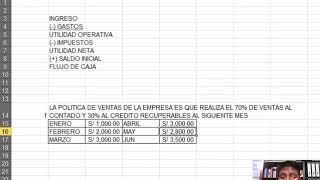 Como Elaborar un Flujo de Caja Simple [upl. by Wolliw]