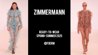 Zimmermann RTW SpringSummer 2025 BEST LOOKS [upl. by Kayle]