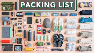 The Ultimate Vacation Packing List  72 Essentials For Minimalist Carry On Travel [upl. by Abbate]