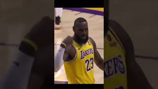 Lebron James best célébration of flexing last season 💪🏾😤✅ lakers nba shorts lebronjames [upl. by Anitsyrhk]