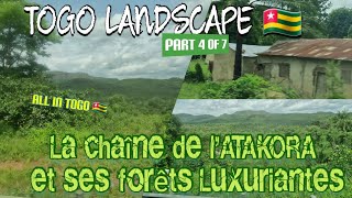 PART 4 TOGO LANDSCAPE SOKODEBAFILO THROUGH ATAKORA MOUNTAIN CHAIN LUSH FORESTS BREATHTAKING VIEWS [upl. by Alyel207]