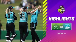 Hamilton Stuns Stars In Heats Big Win  Melbourne Stars v Brisbane Heat  WBBL10 [upl. by Nnylhsa949]