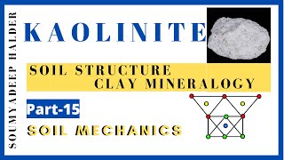 KAOLINITE CLAY MINERALS II Soil Structure amp Clay Mineralogy II Soil Mechanics II Soumyadeep Halder [upl. by Annaliese]