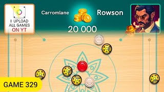 Rowson vs Carromlane  Carrom pool [upl. by Naghem]