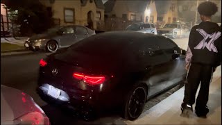 POV 2024 MercedesBenz CLA 45S CUTTING UP  WE RAN FROM THE POLICE [upl. by Shepp904]