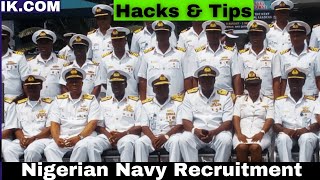 Nigerian Navy Recruitment 20242025 Application  Nigerian Navy Recruitment Form Tips amp Hacks [upl. by Ginny]