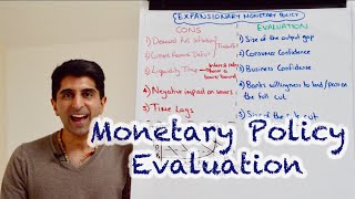 Y1 36 Monetary Policy  Problems and Evaluation [upl. by Lotsyrk]