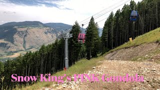 Snow King PINK gondola Jackson Hole [upl. by Sihon350]