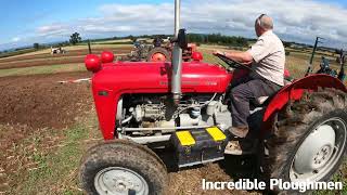 1964 Massey Ferguson 35X 25 Litre 3cyl Diesel Tractor 45HP With Ransomes Plough Cructon [upl. by Jane]