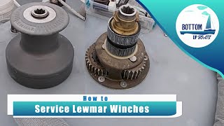 Lewmar Ocean 40 2Speed Winch Service [upl. by Danby]